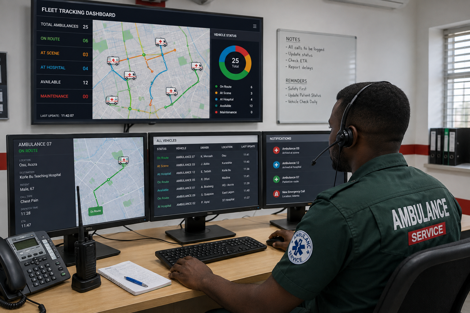Fleet Tracking Management for the Healthcare Sector — image 1